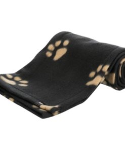 TRIXIE BEANY FLEECE HONDENDEKEN ZWART