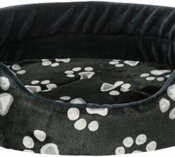 TRIXIE HONDENMAND JIMMY OVAAL ZWART MET POOTPRINT