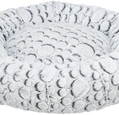 TRIXIE HONDENMAND MILA ROND PLUCHE WIT / GRIJS