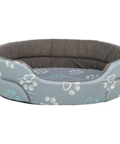 TRIXIE HONDENMAND JIMMY COTTON LOOK OVAAL LICHTGRIJS / DONKERGRIJS