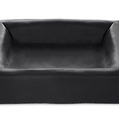 BIA BED KUNSTLEER HOES HONDENMAND ZWART